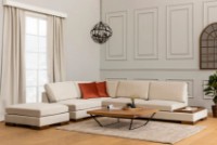 Canapea de colț Trendy Lalea Beige L 313x193x80cm GTR003475