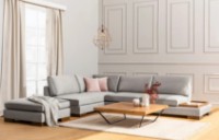 Canapea de colț Trendy Lalea Light Grey L 313x193x80cm GTR003477