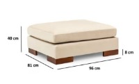 Угловой диван Trendy Lalea Beige R 313x193x80cm GTR003553 фото №6 — интернет-магазин Desire.md