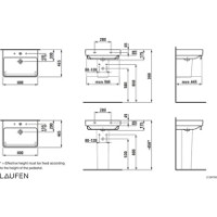 Умывальник Laufen H8109630001041 фото №2 — интернет-магазин Desire.md