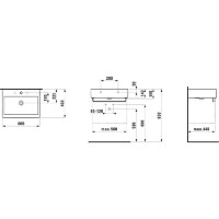 Умывальник Laufen H8174330001041 фото №2 — интернет-магазин Desire.md