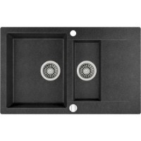 Chiuvetă de bucătărie Teka Clivo 60 B-TQ 1B 1D Black Metallic