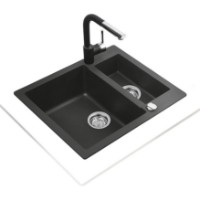 Chiuvetă de bucătărie Teka Clivo 60 S-TQ 11/2 B Black Metallic imaginea #2 — magazin online Desire.md