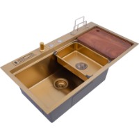 Chiuvetă de bucătărie SanDonna HD9245 Gold