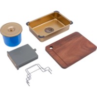 Chiuvetă de bucătărie SanDonna HD9245 Gold imaginea #3 — magazin online Desire.md