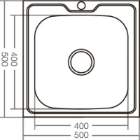 Chiuvetă de bucătărie Flow Z5050-06-160E imaginea #2 — magazin online Desire.md