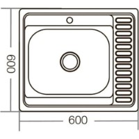 Chiuvetă de bucătărie Flow Z6060L-06-180E imaginea #2 — magazin online Desire.md