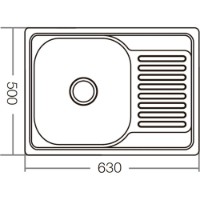 Chiuvetă de bucătărie Flow Z6350-06-180E imaginea #3 — magazin online Desire.md