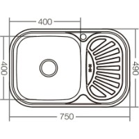 Chiuvetă de bucătărie Flow Z7549-08-180E imaginea #2 — magazin online Desire.md