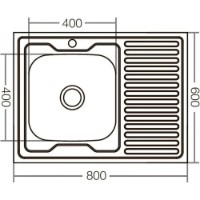 Chiuvetă de bucătărie Flow Z8060L-04-160E imaginea #2 — magazin online Desire.md