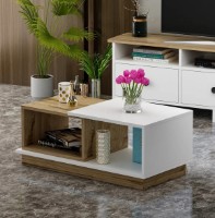 Măsuţă cafea Trendy Viyana Oak/White 90x36x45cm GTR006099 imaginea #2 — magazin online Desire.md