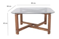 Măsuţă cafea Trendy Zen Oak 80x80x40cm GTR000873 imaginea #4 — magazin online Desire.md