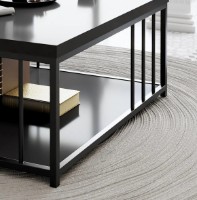 Журнальный столик Trendy Zenn Anthracit/Black 90x40x90cm GTR006166 фото №3 — интернет-магазин Desire.md