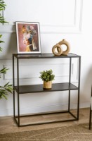 Masă consolă Trendy Andas Black 80x85x30cm GTR006216