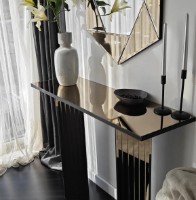 Masă consolă Trendy Comoda 2B Bronz 105x34x80cm GTR001695