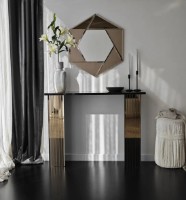 Masă consolă Trendy Comoda 3B Bronz 105x34x80cm GTR001696