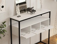Masă consolă Trendy Guarda White 100x90x29cm GTR006227 imaginea #3 — magazin online Desire.md