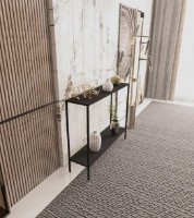Консольный столик Trendy Kuba Black 83x78x21cm GTR006212 фото №2 — интернет-магазин Desire.md