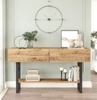 Консольный столик Trendy ML23-A Pine Atlantic/Black 138.8x75.7x43cm GTR001384