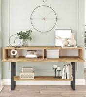 Консольный столик Trendy ML23-A Pine Atlantic/Black 138.8x75.7x43cm GTR001384 фото №3 — интернет-магазин Desire.md