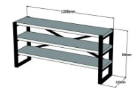 Консольный столик Trendy Natali Modern Walnut 120x59x32cm GTR006617 фото №3 — интернет-магазин Desire.md