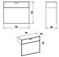 Консольный столик Trendy Polka Gold/White 90x77x39cm GTR006222 фото №4 — интернет-магазин Desire.md