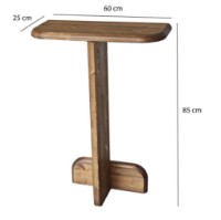 Masă consolă Trendy Pratico Walnut 60x85x25cm GTR001682 imaginea #2 — magazin online Desire.md