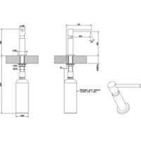 Dozator detergent lichid Gessi Incasso Oxygene 29651-726 imaginea #2 — magazin online Desire.md