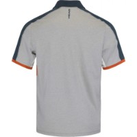 Поло Head Padel Tech Shirt Men XXL Grey/Orange фото №2 — интернет-магазин Desire.md