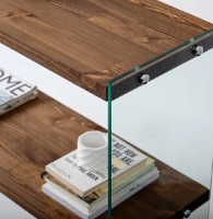 Masă consolă Trendy Venedik Walnut 90x80x30cm GTR001694 imaginea #2 — magazin online Desire.md