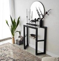 Masă consolă Trendy Via Anthracit 85x85x31cm GTR001687 imaginea #2 — magazin online Desire.md