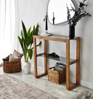 Masă consolă Trendy Via Oak 85x85x31cm GTR001688 imaginea #2 — magazin online Desire.md