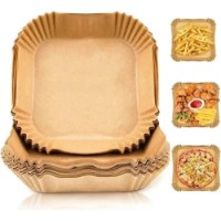 Hârtia de copt Papro Square Air Fryer Paper 20x20 100pcs imaginea #3 — magazin online Desire.md