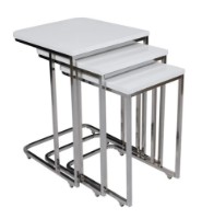 Suporturi pentru canapea Trendy Ce Metal Zigon 9406 White/Silver 48.8x42x31cm GTR000918 3pcs imaginea #2 — magazin online Desire.md