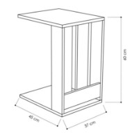 Suporturi pentru canapea Trendy Edi Anthracit 60x45x37cm GTR000563 imaginea #3 — magazin online Desire.md