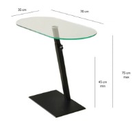 Suporturi pentru canapea Trendy Lungo Black 75x70x35cm GTR000798 imaginea #4 — magazin online Desire.md