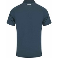 Поло Head Performance Shirt Men M Navy/Print фото №2 — интернет-магазин Desire.md
