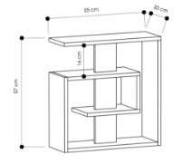 Suporturi pentru canapea Trendy Saly White 57x55x20cm GTR000578 imaginea #3 — magazin online Desire.md
