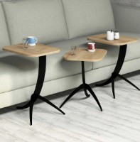 Suporturi pentru canapea Trendy Pion Oak/Black 35x60x45cm GTR000657 3pcs imaginea #3 — magazin online Desire.md
