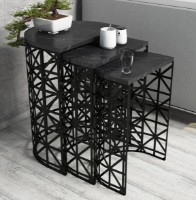 Suporturi pentru canapea Trendy Stil Black/Black Marble 46x33x62cm GTR000685 3pcs imaginea #1 — magazin online Desire.md