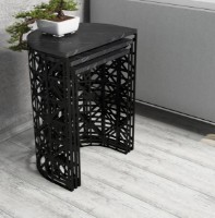 Suporturi pentru canapea Trendy Stil Black/Black Marble 46x33x62cm GTR000685 3pcs imaginea #2 — magazin online Desire.md