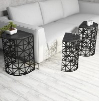 Suporturi pentru canapea Trendy Stil Black/Black Marble 46x33x62cm GTR000685 3pcs imaginea #3 — magazin online Desire.md