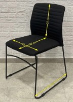 Scaun de birou ART Porter Mesh Black 776-01 imaginea #3 — magazin online Desire.md