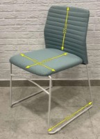 Scaun de birou ART Porter Mesh Blue 776-16 imaginea #2 — magazin online Desire.md