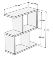 Лайт подставка Trendy Zet Walnut 45x51x17cm GTR006188 фото №2 — интернет-магазин Desire.md