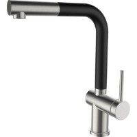 Baterie bucătărie Sandonna Riva Black\Nickel