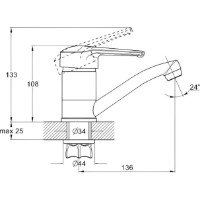 Baterie bucătărie Fleko FZLF(B)-263 imaginea #2 — magazin online Desire.md