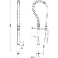Baterie bucătărie Genebre 1802 04 imaginea #2 — magazin online Desire.md