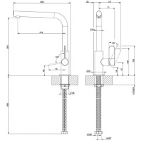 Baterie bucătărie Gessi Acciaio 60538-239 imaginea #2 — magazin online Desire.md