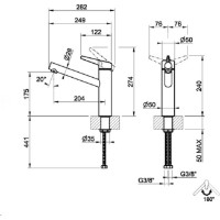 Baterie bucătărie Gessi Acciaio 60632-239 imaginea #2 — magazin online Desire.md